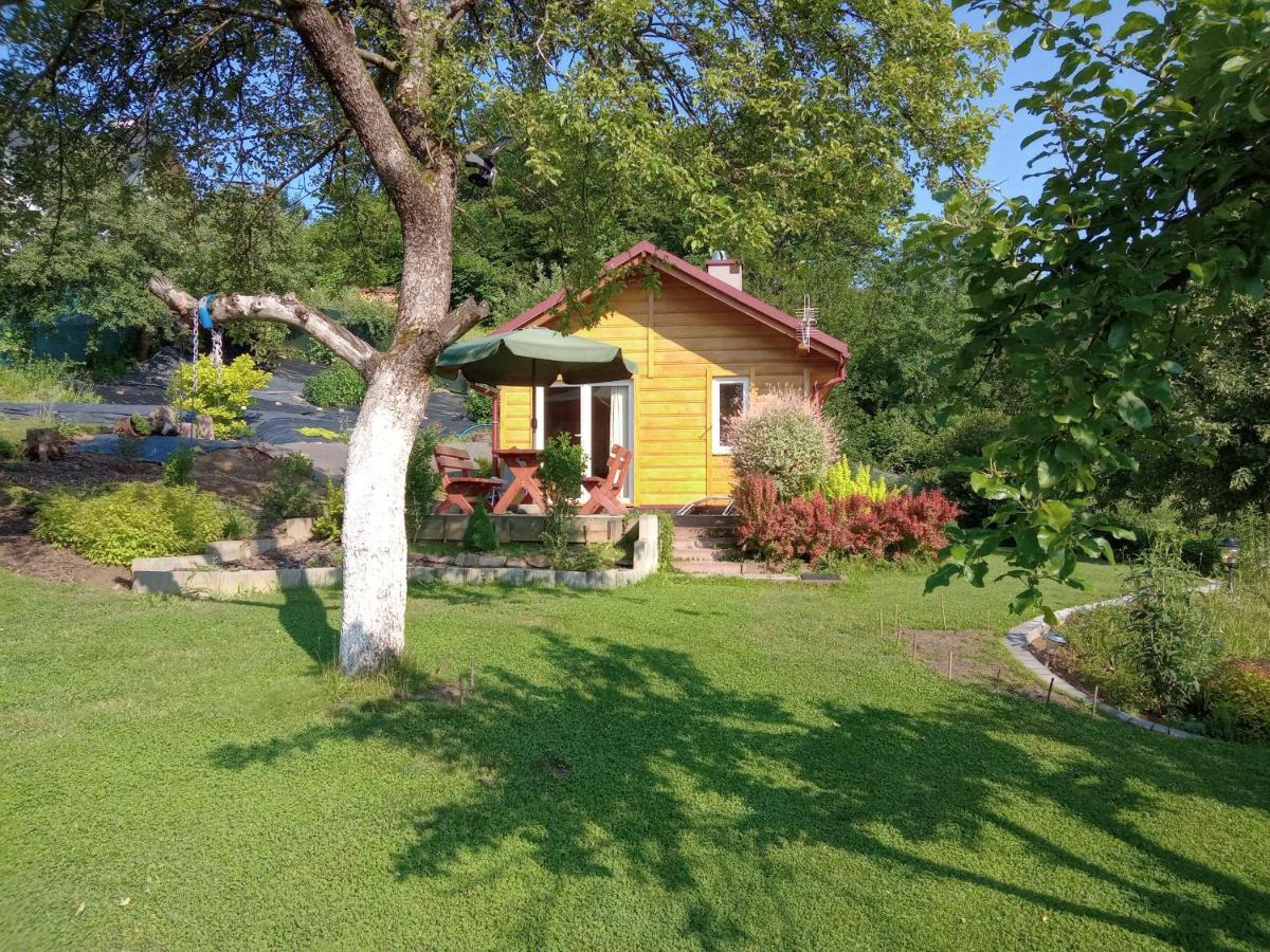 Domek W Bieszczadzkim Sadzie Bobrka Esterno foto